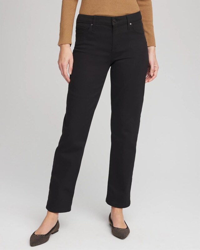 Girlfriend Straight Ankle Jeans - image 1